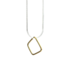 Medium form pendant in gold - Image 3