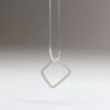 Medium form pendant in silver - Image 4