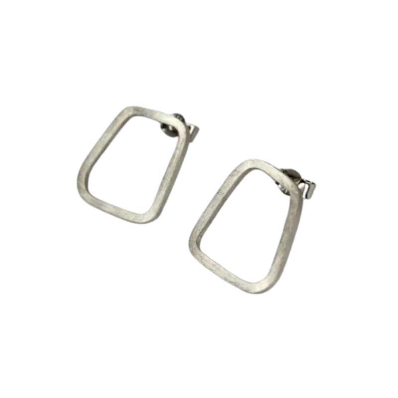 Small Form Earrings in silver