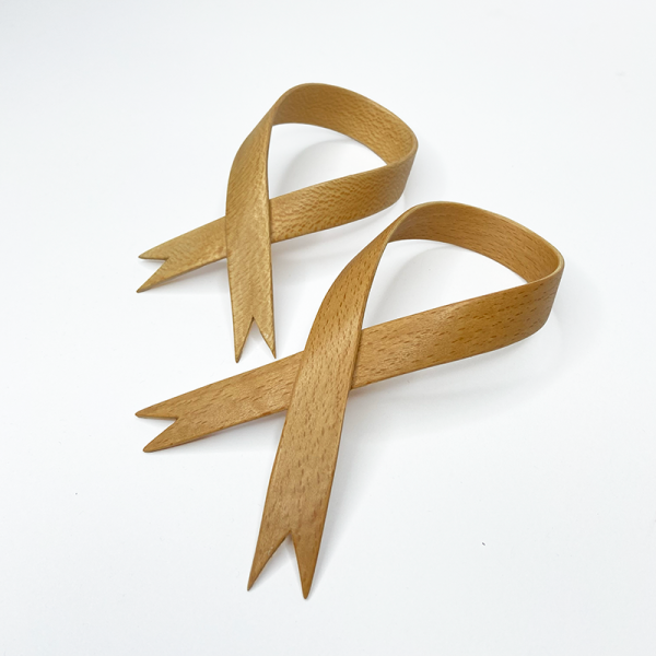 Ribbon Forms by Hugh Cummins in Beech