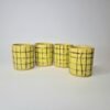 Yellow Grid Espresso Cup - Image 5