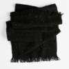 Tweed Emphasize Scarf (Black-Narrow) - Image 2