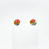 'Wear Your Art' Stud Earrings (small, Black & Red) - Image 2