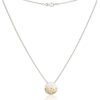 Round Silver and Gold Confetti Small Pendant - Image 2