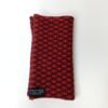 Graphic Pattern Neckwarmer terracotta and purple - Image 5
