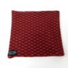 Graphic Pattern Neckwarmer terracotta and purple - Image 4