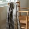 Maldwyn Stripe Sofa Throw (Natural Grey) - Image 2