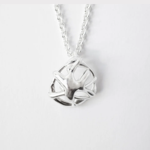 Flow Small Silver Necklace