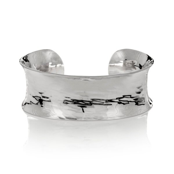 Silver Twist cuff bangle