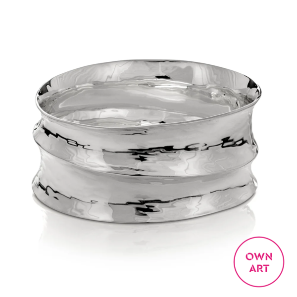 Silver Twist double bangle