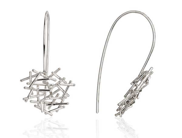 Magnetic Silver Hook Earrings