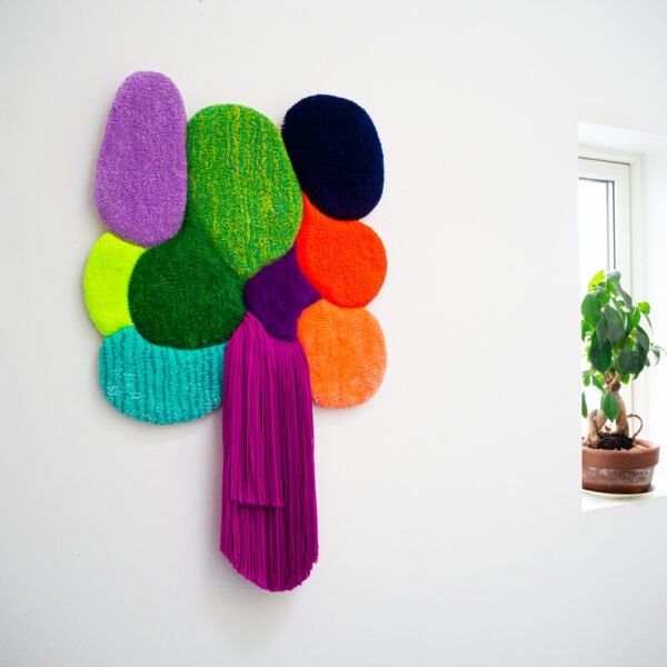 "White Rabbit" Tufted Wall Piece by Hey Bulldog Design