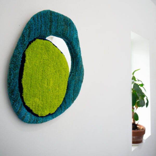 "Jealous Guy" Tufted Mirror by Hey Bulldog Design