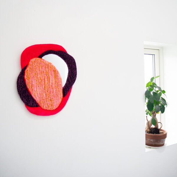 "Cant Stop" Tufted Mirror by Hey Bulldog Design