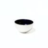 Silver bowl with purple vitreous enamel - Image 2