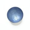 Silver bowl with blue vitreous enamel - Image 2