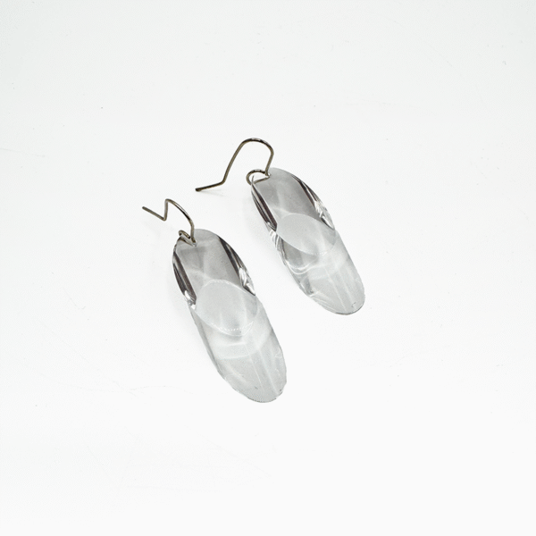 Earrings Slice Clear