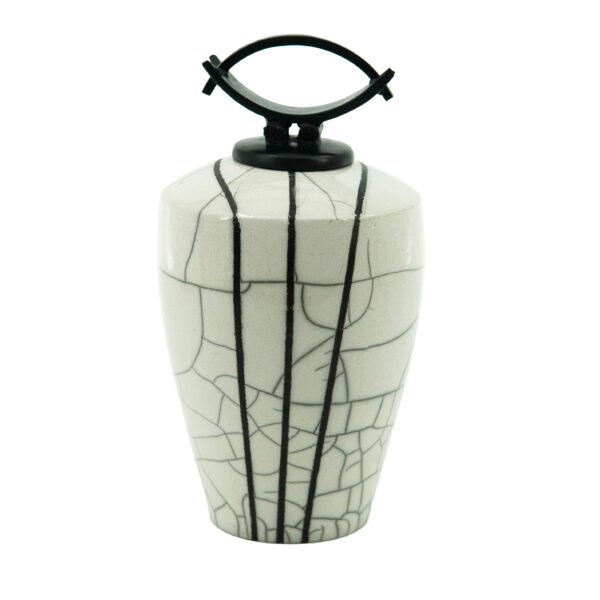 Thrown Lidded Vessel White