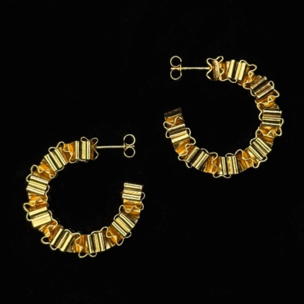 XYZ Gold Hoops
