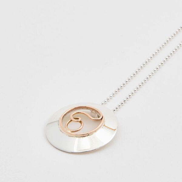 Rose Gold and Silver pendant