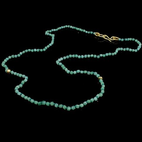 Emerald Bead Necklace