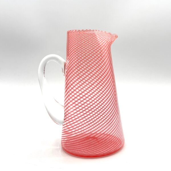 Glass Jug - Red Prizm Series