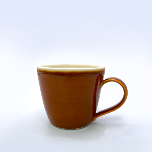 Tea Cup Dark Orange