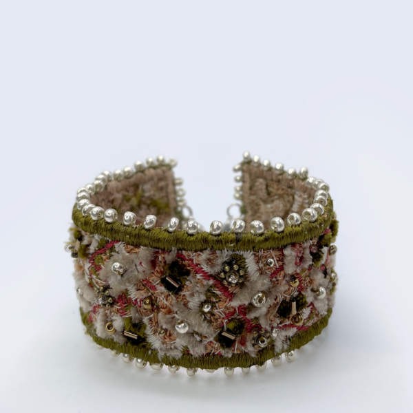 Bracelet Embroidered Olive