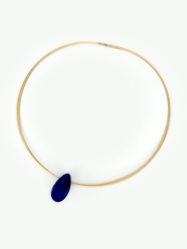 Lapis Tear Drop Necklace