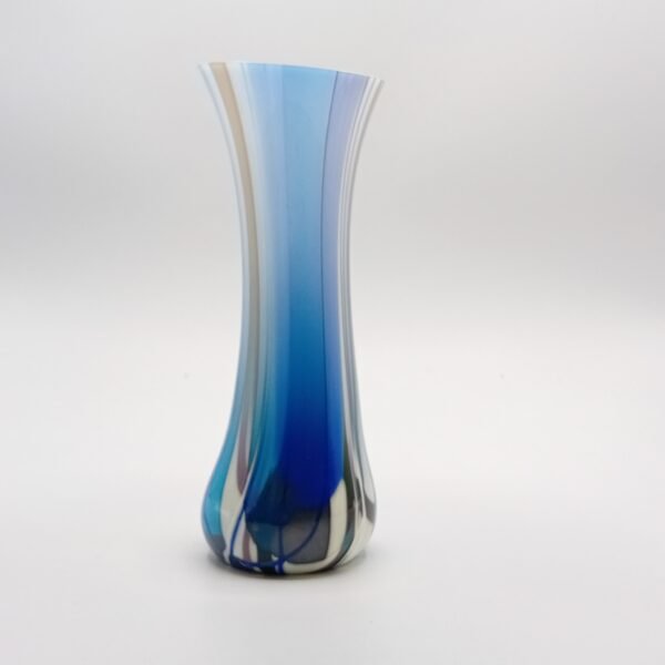 Small Tulip Vase blue and white