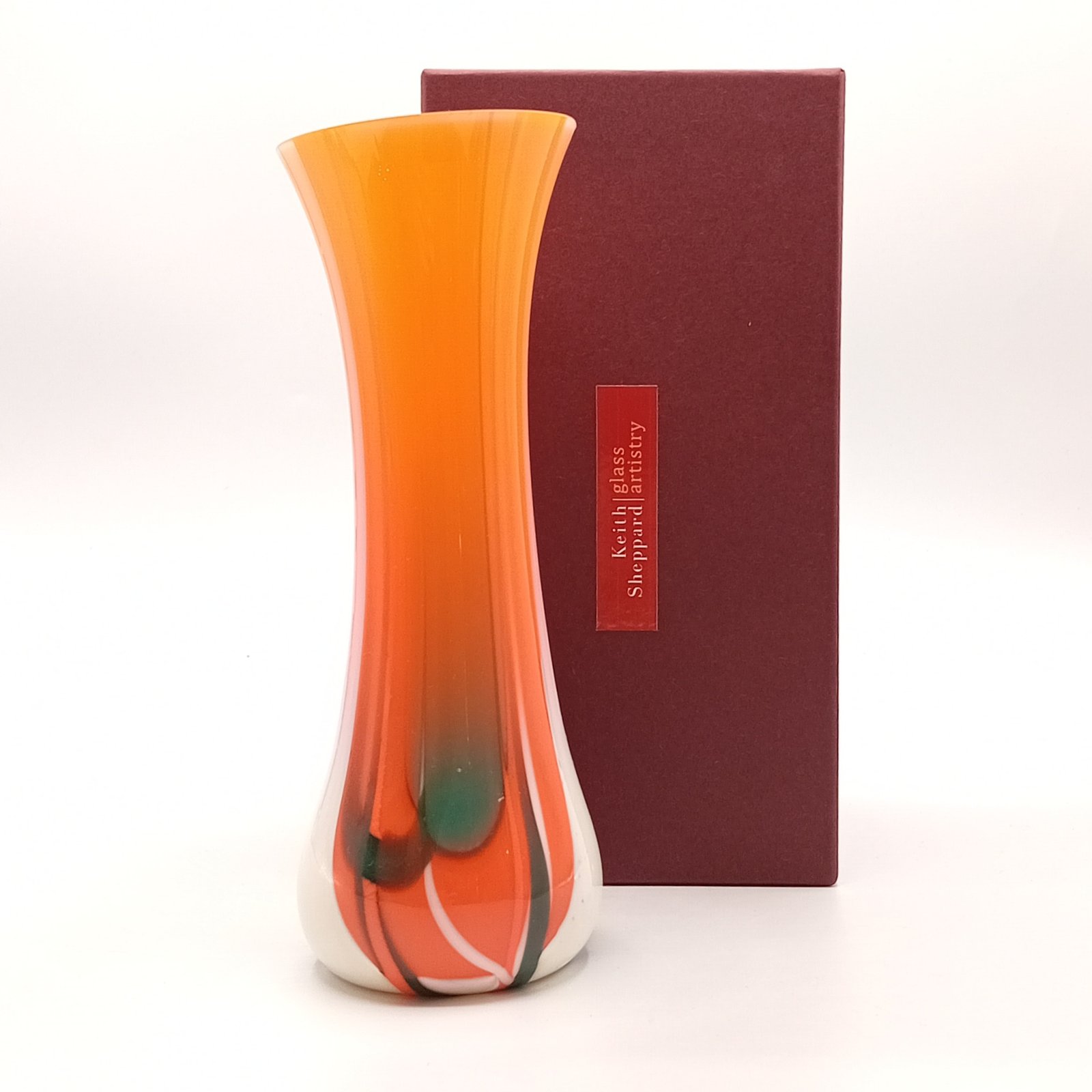 Small Tulip Vase Orange - Image 2