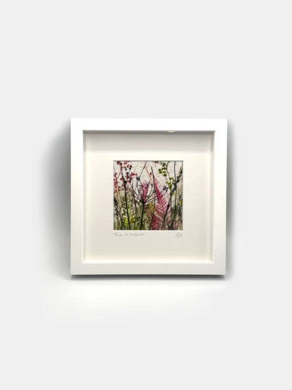 'Through The Undergrowth' Irish Linen Frame