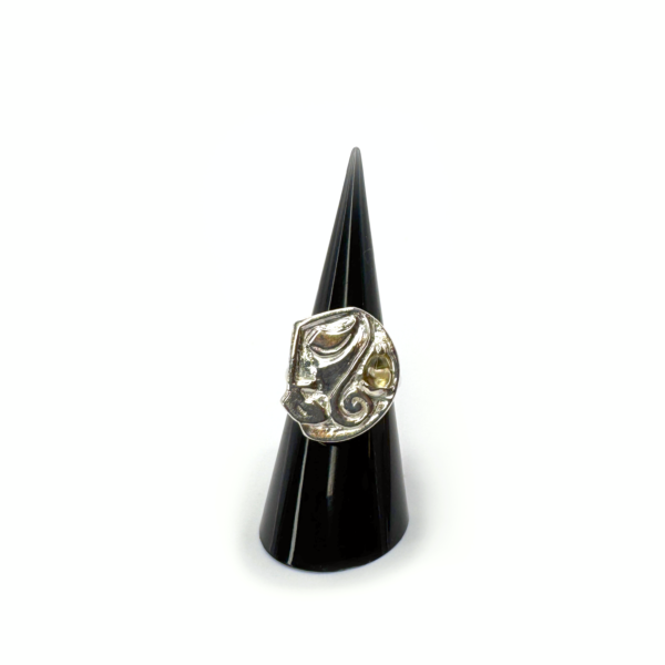 Lemon Quartz Pause Ring, Size L 1/2