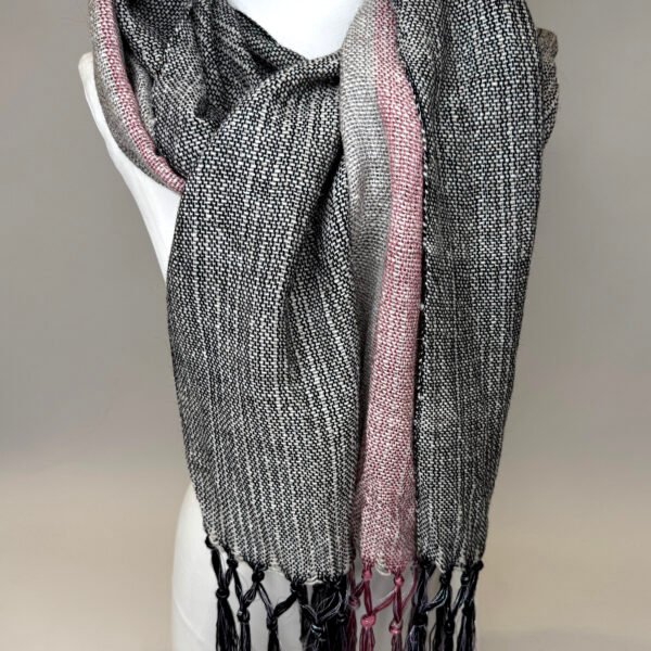 Mint Opalescent Rose Noir Scarf