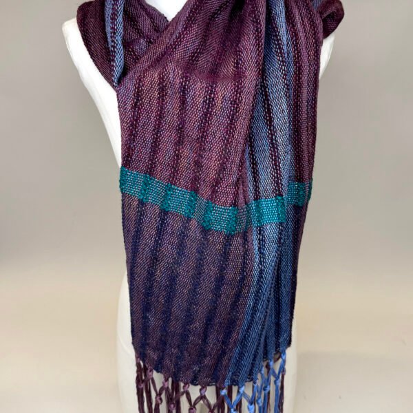 Ruby Mocha Rose Noir Scarf