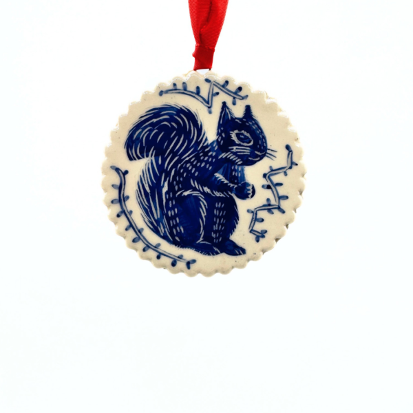 Ceramic Squirrel Bauble