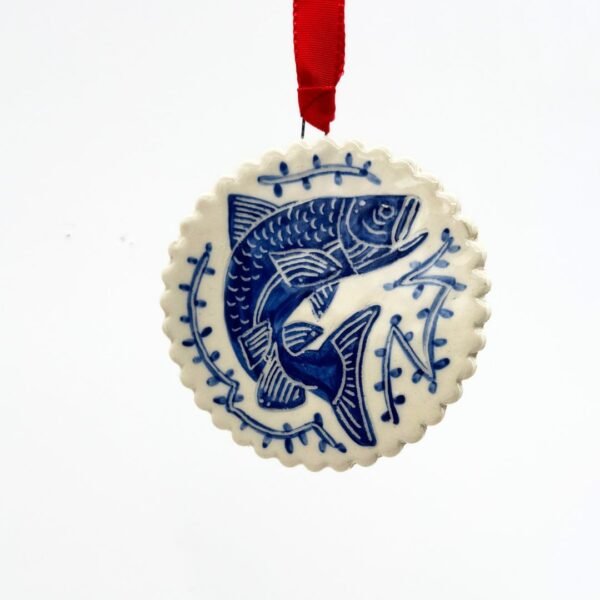 Ceramic Salmon Bauble